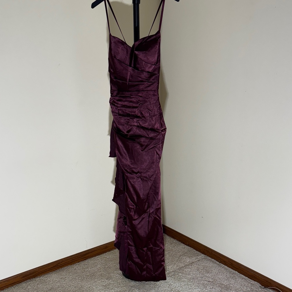 Elegant Purple Evening Gown